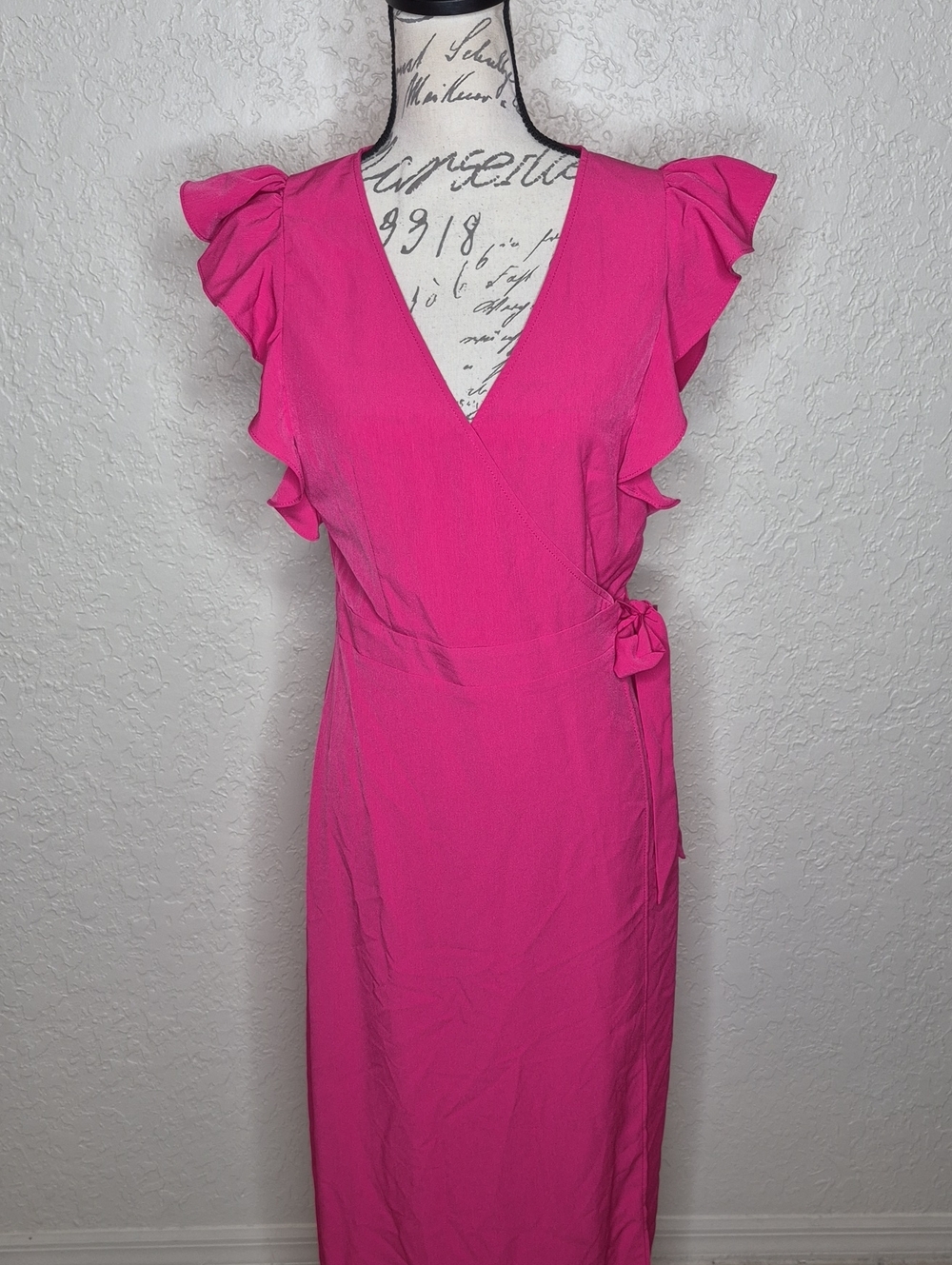 Who‎ What Wear Wrap Dress Pink Size S